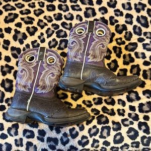 Girls purple Durango boots